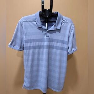 Nike Men's Blue Golf Polo Zonal Cooling Dri-Fit Sz L Performance Shirt